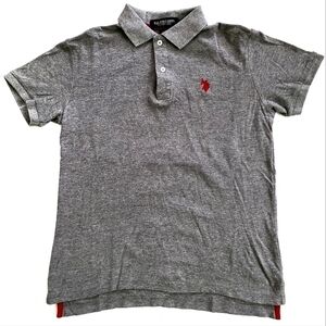 3/$20 U.S. Polo Assn Gray Luxury Feel Polo Shirt
